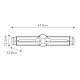 Настенный светильник Hinkley Masthead HK-MASTHEAD2-PCBK