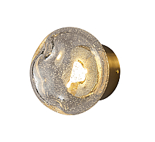 Настенный светильник Delight Collection Wall lamp OB2512 gold/smoky