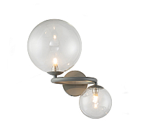 Настенный светильник Delight Collection Wendt KG1202W-2 grey/clear