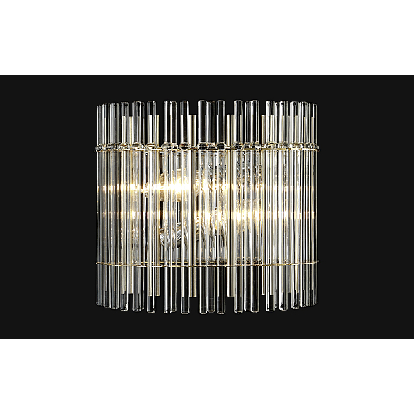 Настенный светильник Crystal Lux Aurelio AP2 Gold+Chrome/Transparent
