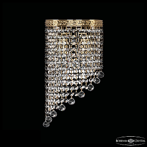 Настенный светильник Bohemia Ivele Crystal 83401BL/18IV-34 G Balls