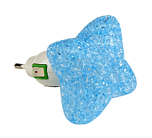 Настенный светодиодный светильник (10334) Uniel DTL-309-Звездочка/Blue/1LED/0,1W