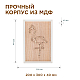 Светодиодный ночник Apeyron Фламинго теплый белый 2хАА МДФ 12-178