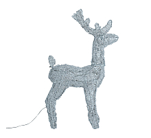 Светодиодная фигура Uniel ULD-M3660-080/STA WHITE IP44 DEER-2 UL-00012362