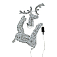 Светодиодная фигура Uniel ULD-M3660-080/STA WHITE IP44 DEER-2 UL-00012362