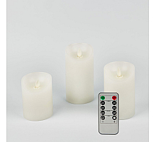 Набор свечей светодиодных Uniel ULD-F055 WARM WHITE RC CANDLE SET3 UL-00008623
