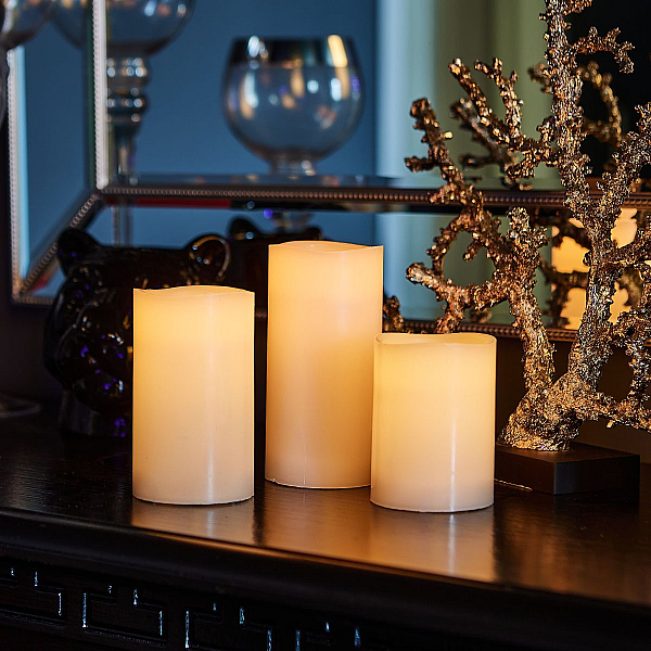Набор свечей светодиодных Uniel ULD-F052 RGB RC CANDLE SET3 UL-00007259