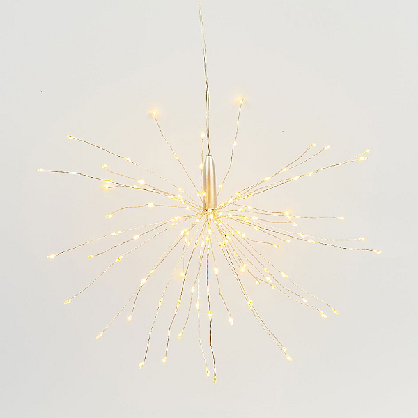 Фигура фейерверк Uniel ULD-H3030-150/DTA/3AA/RC WARM WHITE IP20 FIREWORKS UL-00009940