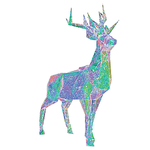 Светодиодная фигура Uniel ULD-R501 220V DEER UL-00011051