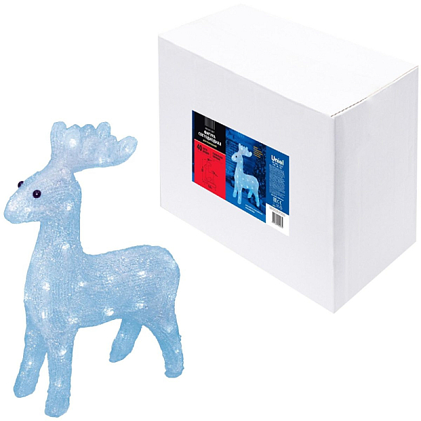 Фигура олень Uniel ULD-M3739-040/STA WHITE IP20 DEER 07953