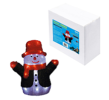 Фигура снеговик Uniel ULD-M2730-024/STA WHITE IP20 SNOWMAN 09557
