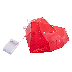 Светодиодная фигура Uniel ULD-R511 3АА RED HEART UL-00012221