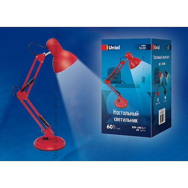 Настольная лампа Uniel TLI-221 Red E27 UL-00002121