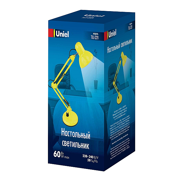 Настольная лампа Uniel TLI-221 Light Yellow E27 UL-00004506