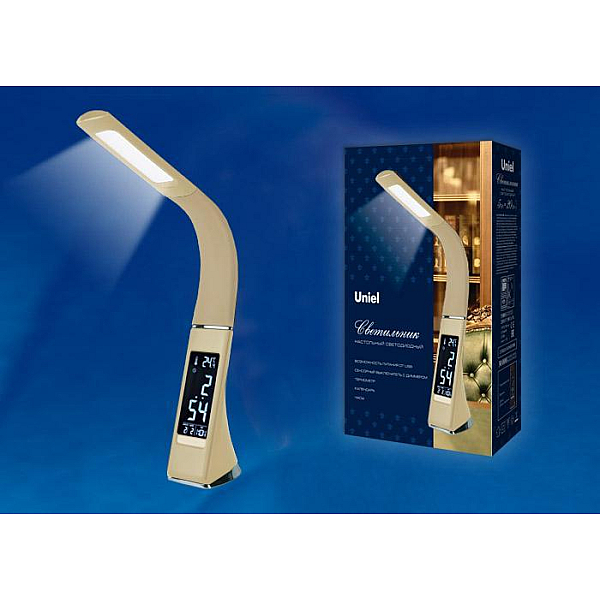 Настольная лампа Uniel TLD-542 Cream/LED/300Lm/5000K/Dimmer UL-00003303