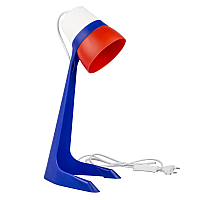 Настольная лампа Uniel ULO-K22 D/E14/A WHITE/BLUE/RED