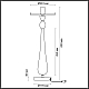 Основа для настольной лампы Odeon Light Standing Tower 4868/1T