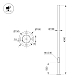 Опора фланцевая Arlight OXOR-OK1-D108-L4000 (BK) 050845
