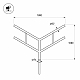 Кронштейн Arlight OXOR-SY4-1800x76-L1000 BLACK 051660