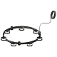 Корпус подвесной люстры Ambrella light DIY Spot Techno Ring SBK черный песок C9238