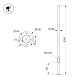 Опора фланцевая Arlight OXOR-OT1-D108-L5000 (BK) 053029