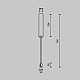 Основание потолочное Maytoni Technical Accessories for tracks Flarity TRA159C-BB1-BS