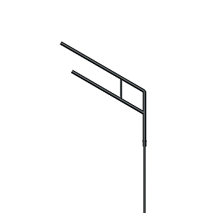 Кронштейн Arlight OXOR-SG2-1500x108-L1500 BLACK 051653