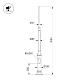 Опора фланцевая Arlight OXOR-OT3-DE-D160-L3000 (BK) 051328