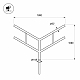 Кронштейн Arlight OXOR-SY4-1800x108-L1000 BLACK 051661