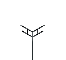 Кронштейн Arlight OXOR-SY4-1800x76-L1000 BLACK 051660