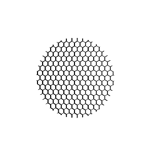 Антибликовая решетка Denkirs Net DK1500-BK
