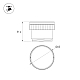 Насадка с изменяемым углом Arlight LGD-ARTIFACT-ZOOMLENS-R65 (BK, 10-50 deg) (Металл) 059711
