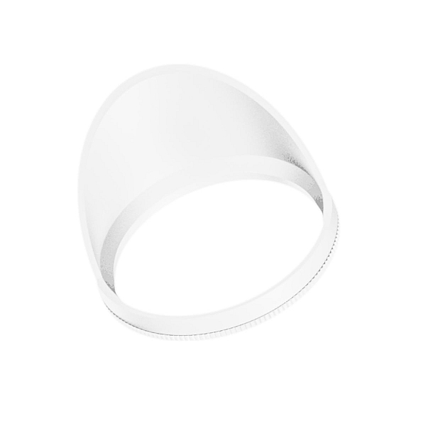 Насадка антибликовая Arlight LGD-ARTIFACT-HALF-SNOOT-R65 (WH) (Металл) 057159