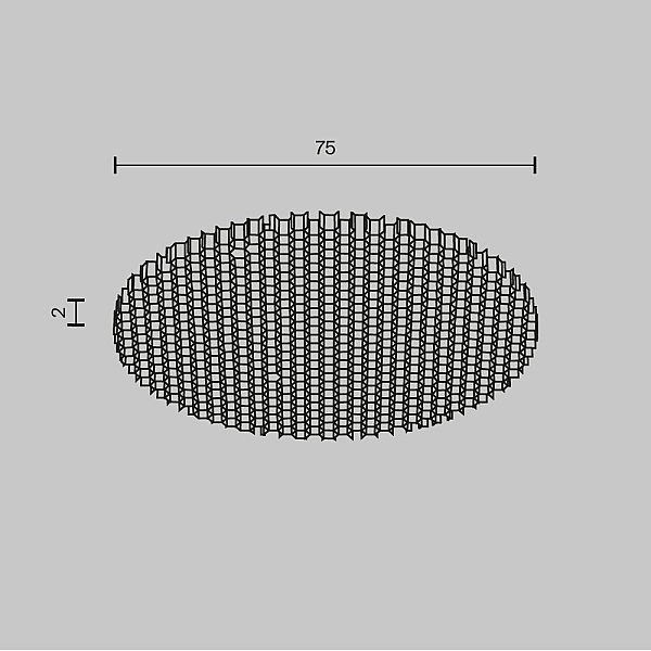 Светофильтр Maytoni Technical для Focus Led 40Вт HoneyComb-D75
