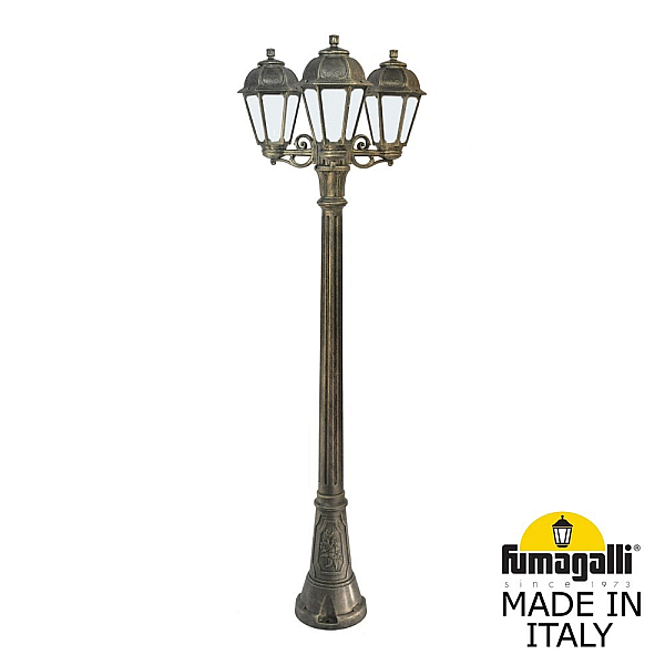 Садово-парковый светильник Fumagalli ARTU BISSO/SABA 3L K22.158.S30.BYE27
