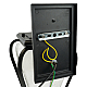 Светильник садово-парковый Feron PL741 на стену вниз  60W E27 230V, черный 51274