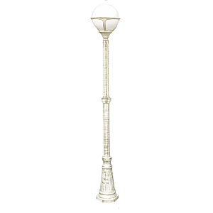 Садово-парковый светильник Arte Lamp Monaco A1497PA-1WG