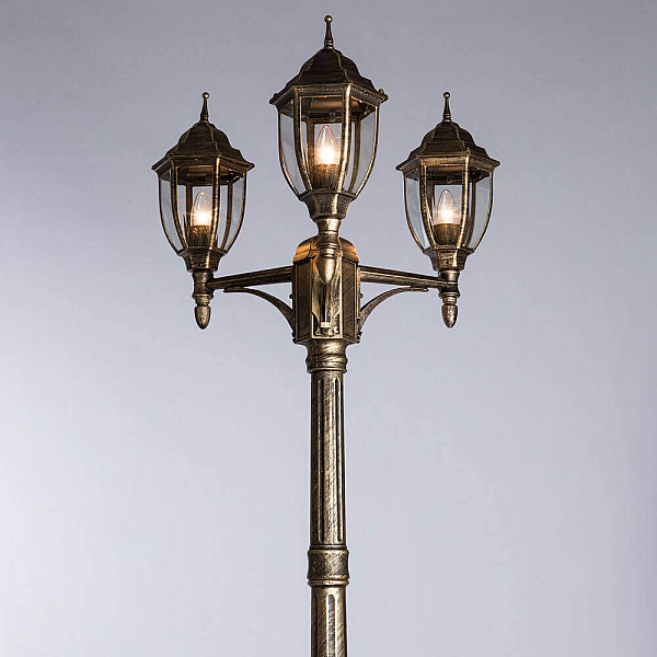 Садово-парковый светильник Arte Lamp Pegasus A3151PA-3BN