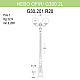 Уличный фонарь Fumagalli Nebo Ofir/G300 G30.202.R20.AYE27