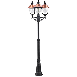 Садово-парковый светильник Arte Lamp Barcelona A1486PA-3BK