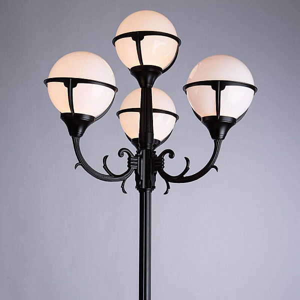 Садово-парковый светильник Arte Lamp Monaco A1497PA-4BK