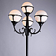 Садово-парковый светильник Arte Lamp Monaco A1497PA-4BK