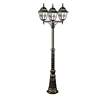 Садово-парковый светильник Arte Lamp Berlin A1017PA-3BN