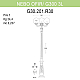 Уличный фонарь Fumagalli Nebo Ofir/G300 G30.202.R30.WZE27