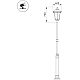 Уличный светильник Arlight OXOR-GRADUA-O-400x750-50W Day4000 (BK, 120 deg, 230V) IP65 052392