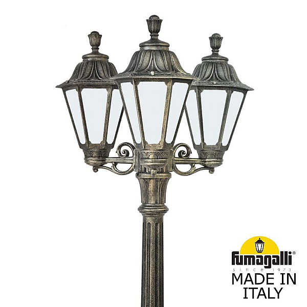 Садово-парковый светильник Fumagalli RICU BISSO/RUT 3L E26.157.S30.BYE27