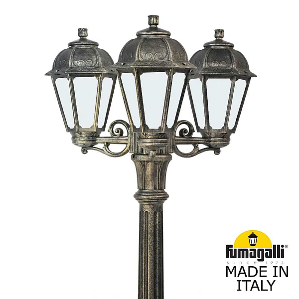 Садово-парковый светильник Fumagalli RICU BISSO/SABA 3L K22.157.S30.BYE27