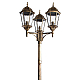 Садово-парковый светильник Arte Lamp Genova A1207PA-3BN