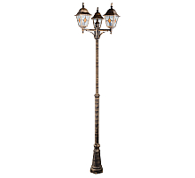 Парковый светильник Arte Lamp Madrid A1542PA-3BN