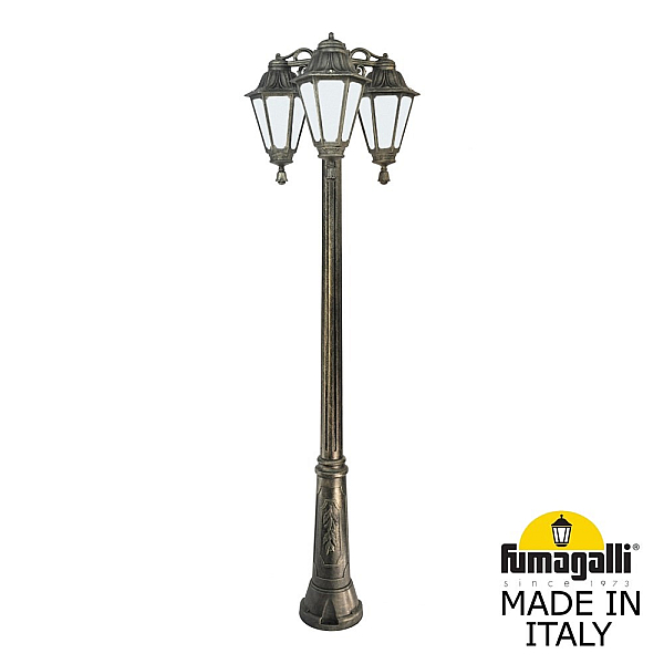 Садово-парковый светильник Fumagalli RICU BISSO/RUT 3L DN E26.157.S30.BYE27DN
